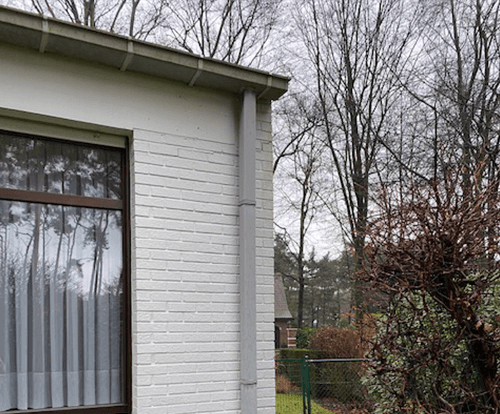 Doorslaand vocht aan een buitenmuur